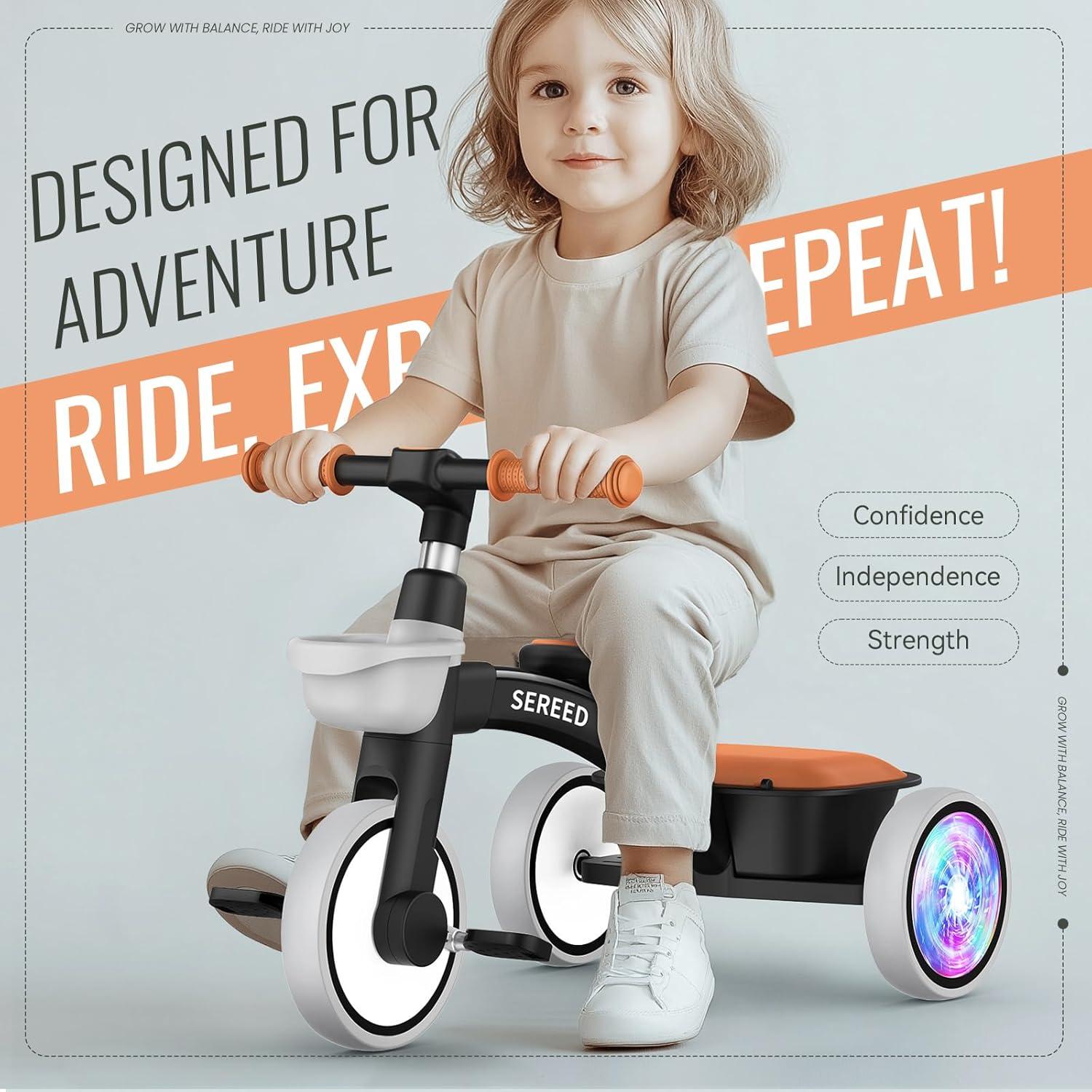 Our Review: SEREED Toddler Trike - Bright, Smooth Ride