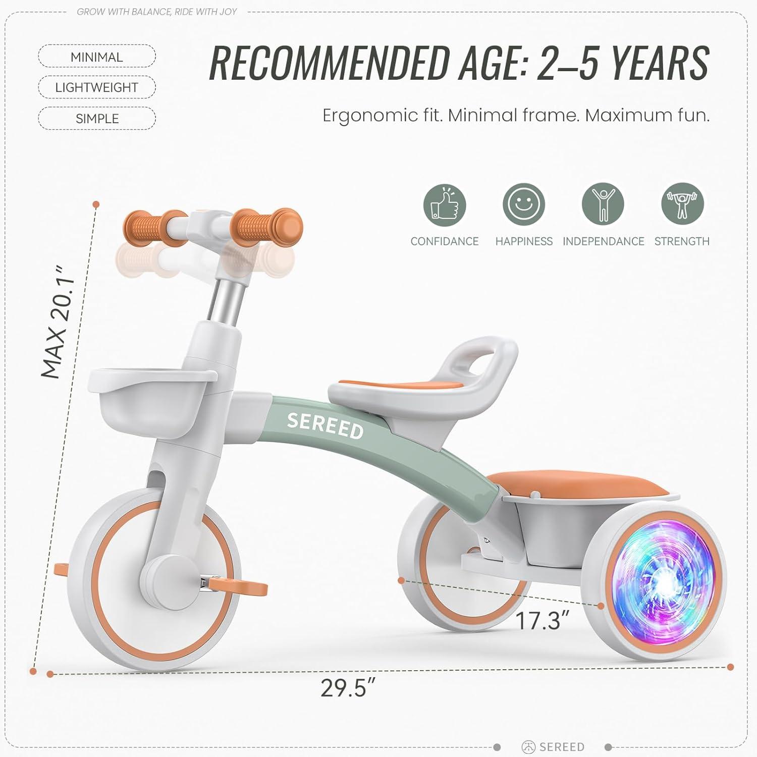 Our Take: SEREED Light-Up Toddler Trike Review