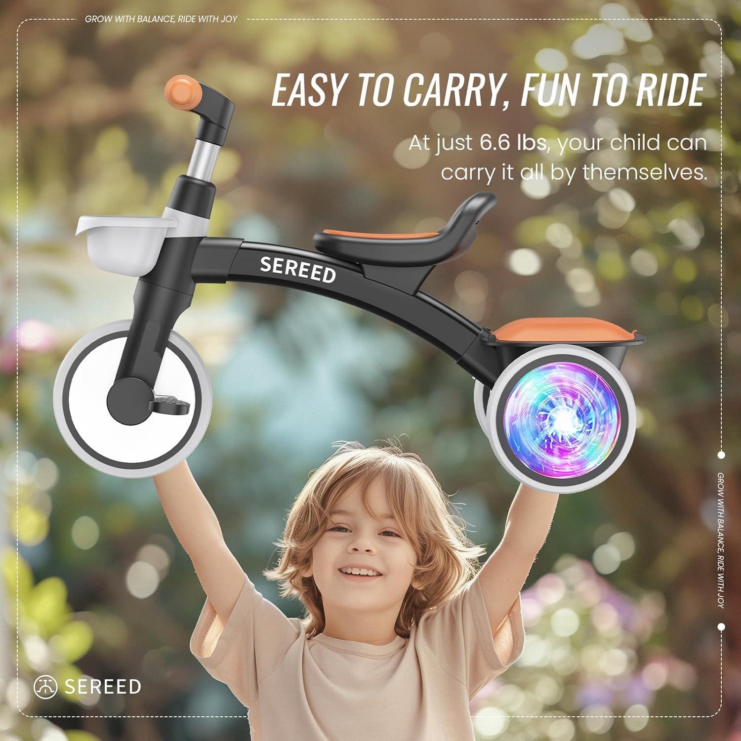 Our Review: SEREED Toddler Trike - Bright, Smooth Ride