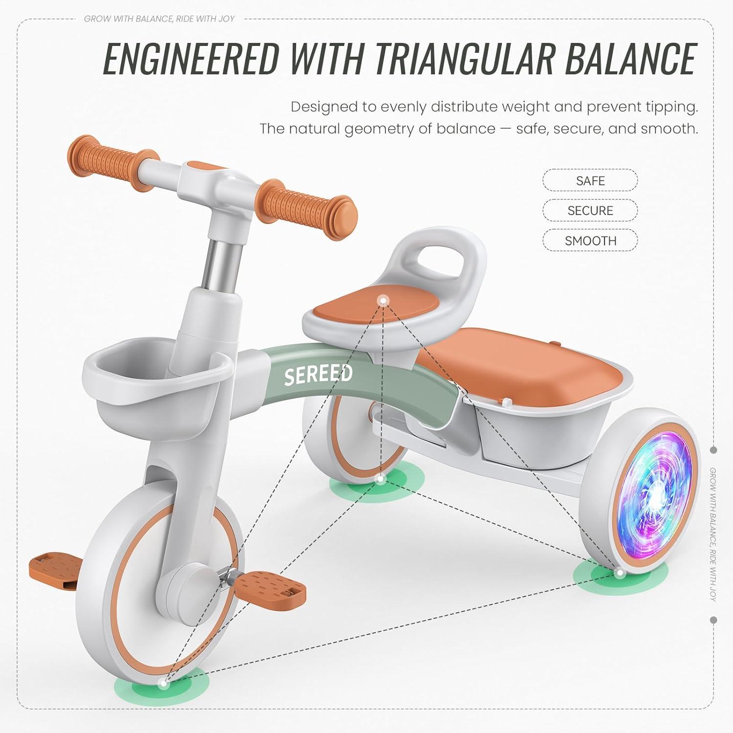 Our Take: SEREED Light-Up Toddler Trike Review